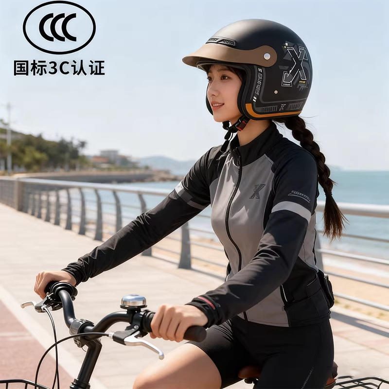 Unisex κράνος μοτοσυκλέτας και e-bike με γείσο